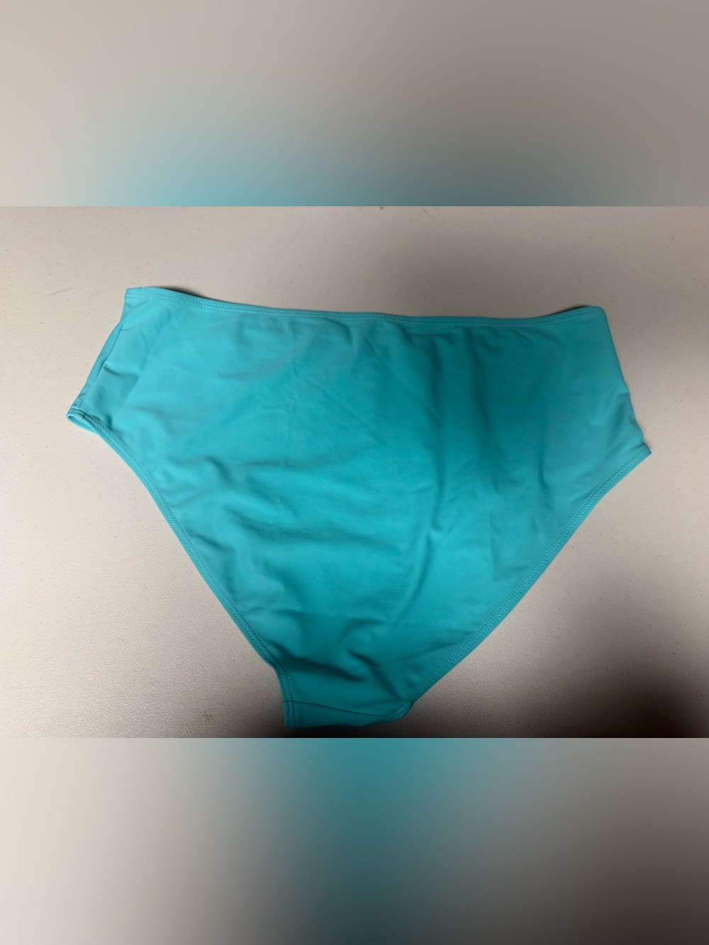 Aqua Floral Tankini Set - Turquoise & White - Picture 9 of 9